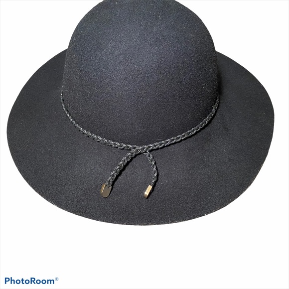 C.C Accessories - C.C exclusives black wool floppy boho hat